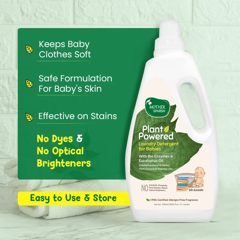 Plant Powered Laundry Detergent for Babies & Adults with Sensitive Skin - Image 3