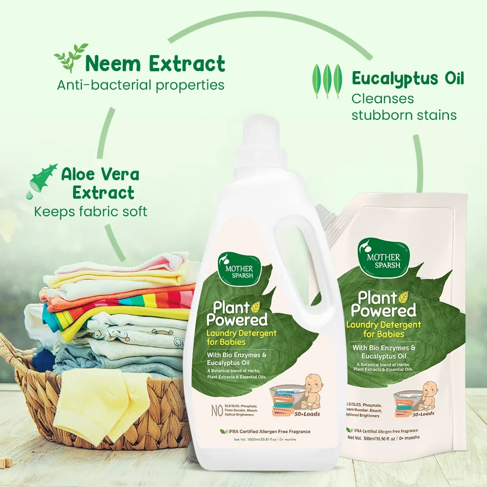 Plant Powered Laundry Detergent for Babies & Adults with Sensitive Skin - Image 4